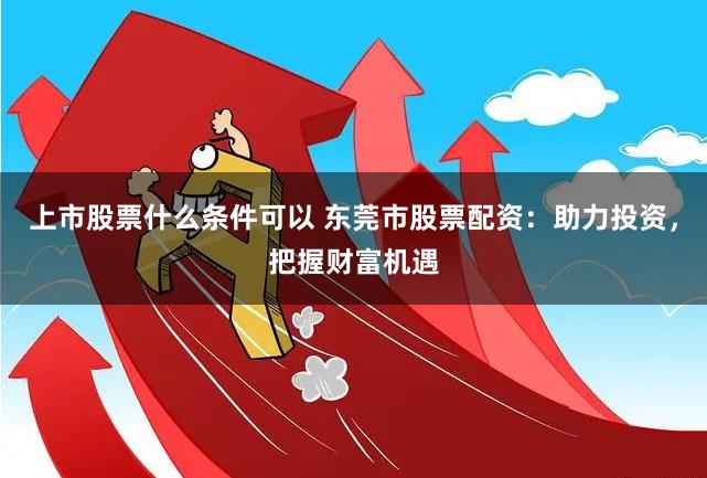 上市股票什么条件可以 东莞市股票配资：助力投资，把握财富机遇