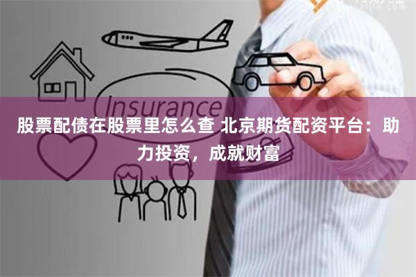 股票配债在股票里怎么查 北京期货配资平台:助力投资,成就财富