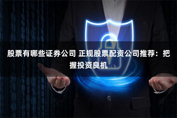 股票有哪些证券公司 正规股票配资公司推荐：把握投资良机