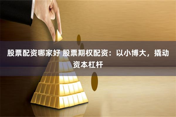 股票配资哪家好 股票期权配资：以小博大，撬动资本杠杆